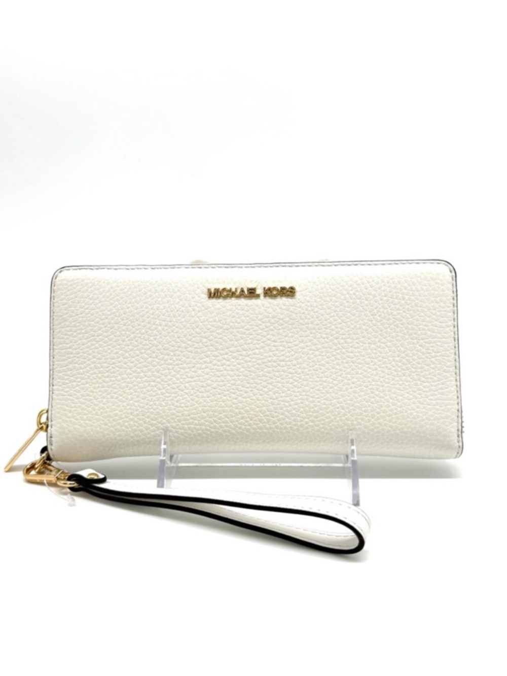 Michael Kors Large Continental Wallet Optic White - Picture 3 of 9